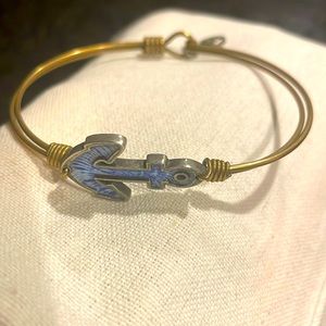 Luca + Danni Anchor Bracelet Gold